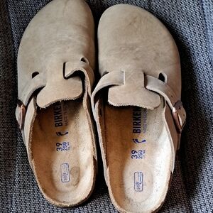 Birkenstock Tan Suede Loafers